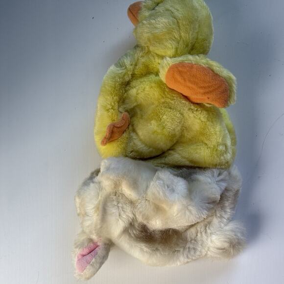 Bunny‎ Chick Surprise Reversible Plush Stuffed Toy Easter Softsheen Caltoy VTG - Picture 2 of 16